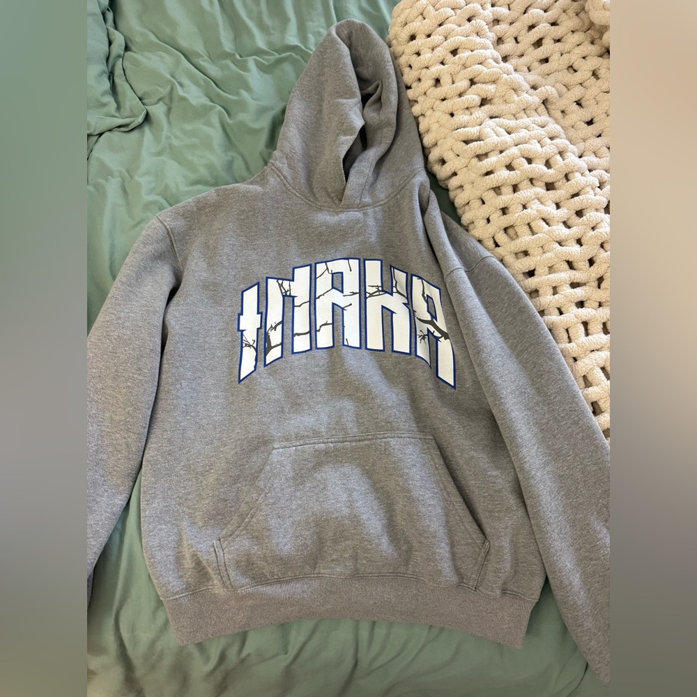 Inaka Power Gray Hoodie with Logo